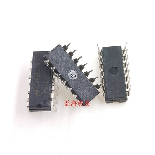LM2907N 直插DIP14脚 全新原装进口 电压频率转换器芯片IC集成