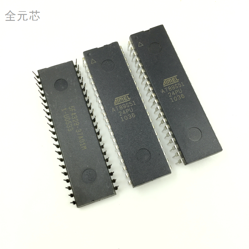 AT89S51-24PU 单片机 微控制器 微处理器 直插四十脚 DIP40 芯片