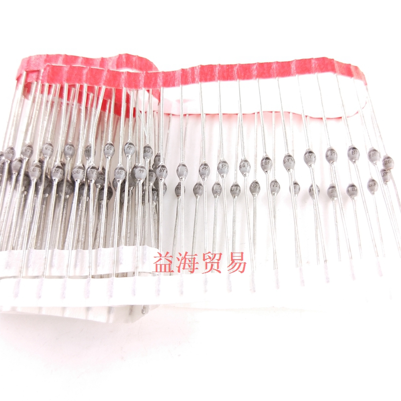 BYV26G 超快恢复二极管 SOD57 封装 陶瓷玻璃 1A1400V 直插 全新