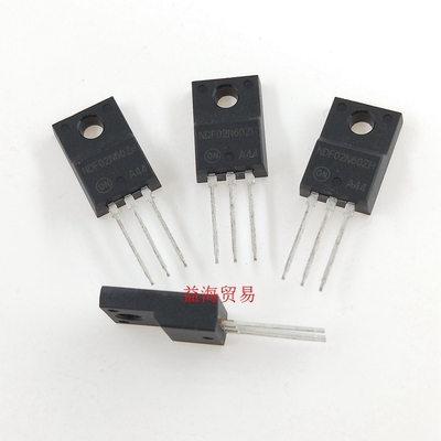 NDF02N60ZH 直插MOS场效应三极管 全新原装进口 NDF02N60ZG