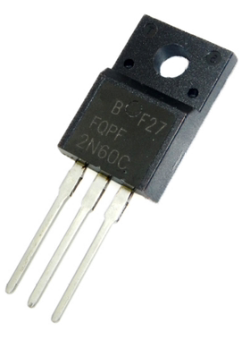 2N60C 场效应管 2A600V N沟道 直插 TO-220F塑封 FQPF2N60C