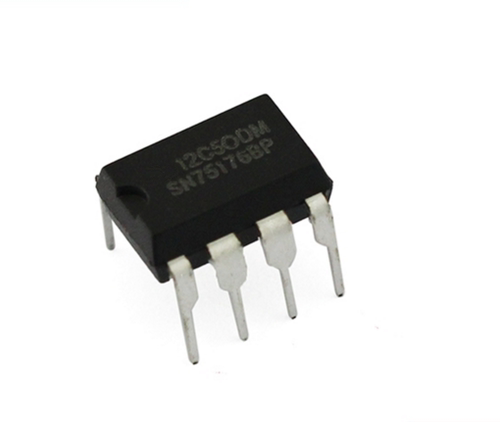 10个SN75176BP 直插 75176 差分总线收发器 DIP-8