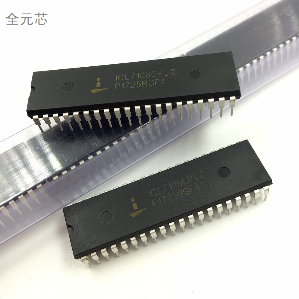 icl7106cplz 直插 全新原装芯片 dip40 a/d转换lcd led显示驱动ic