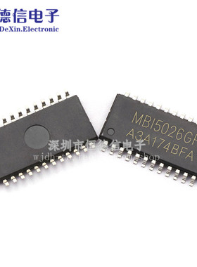 全新原装正品 MBI5026GF SOP-24 LED16位恒流驱动IC