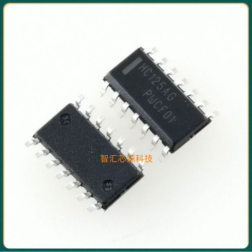 HC125AG 线路驱动器 全新原装进口 MC74HC125ADR2G SOP-14
