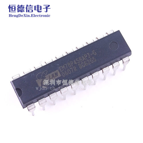 直插 EM78P458APJ-G 单片机IC芯片 封装DIP-20 现货