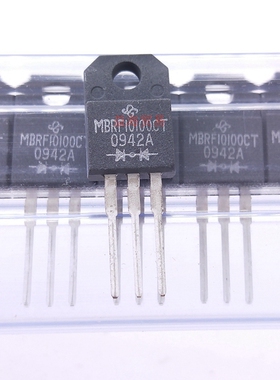 全新原装 MBRF10100C 直插TO-220F 塑封 肖特基整流管 10A100V