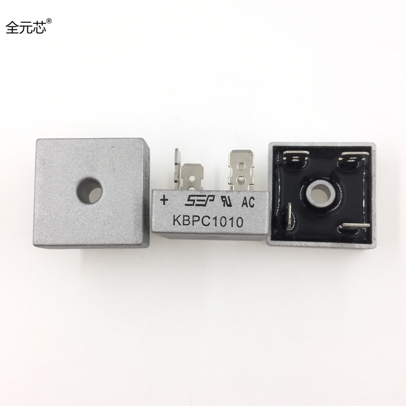KBPC1010 整流桥堆方桥 10A1000V 整流器 单相桥式 正方形 银色