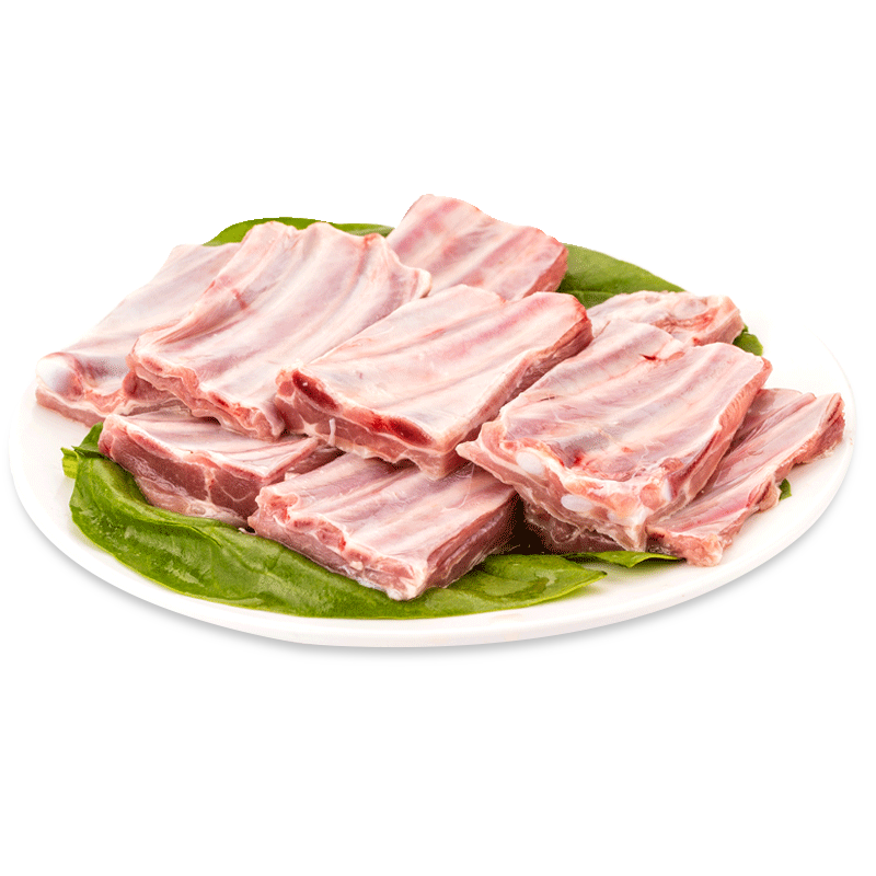 绿祥内蒙古呼伦贝尔草饲羔羊羊寸排羊排块烧烤食材羊肉800g*2包