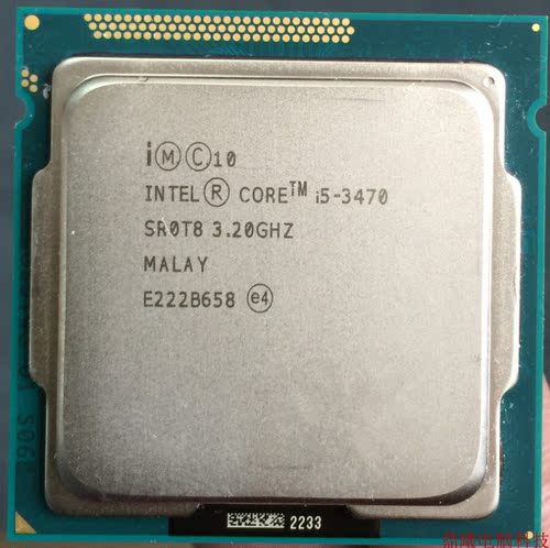 英特尔i5-3470酷睿四核散片cpu