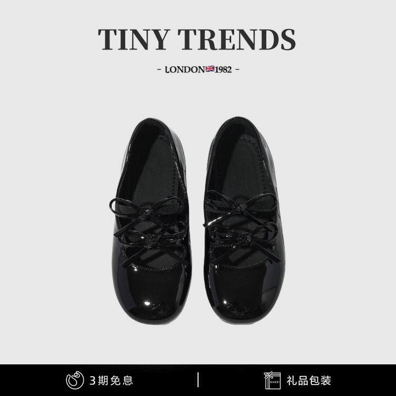 女童黑色童公主皮鞋软底礼服单鞋