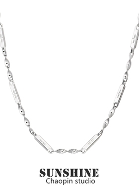 莫比乌斯竹节钛钢不掉色