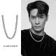 王嘉尔同款 钛钢古巴项链男潮嘻哈高级感百搭轻奢小众ins个性 配饰