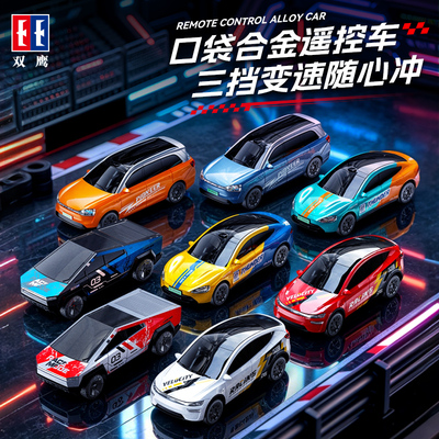 双鹰合金遥控车玩具男孩跑车漂移