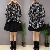 宽松遮肉通勤轻奢减龄设计感微胖气质T恤衫 短袖 上衣 女装 胖mm大码