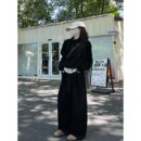 阔腿设计松弛感卫衣裤 2026秋季 新款 慵懒风休闲套装 子组合两件套装