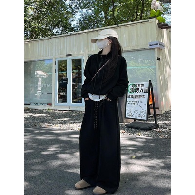 2025慵懒风阔腿休闲套装