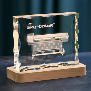 水晶礼品定制公司送老客户同事国外朋友光荣退休离职高档纪念礼物