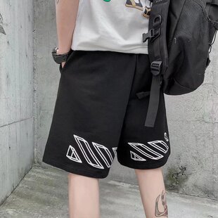 潮流薄款 男韩版 休闲五分裤 头胖子外穿加大码 夏季 宽松裤 300斤短裤