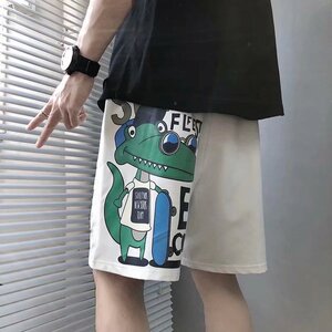 短裤男潮牌韩版潮流夏季2022新款半裤外穿休闲宽松大码胖子五分裤