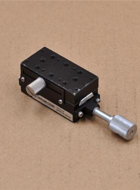 Y轴25*50mm米思米XSSL50光学手动位移平台燕尾槽丝杠指向型滑台铝