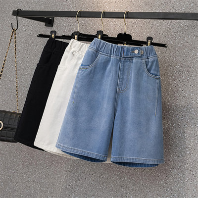 S-4XL summer women jeans shorts casual plus ladies trousers