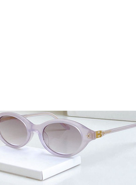 韩版网红风时尚椭圆遮阳墨镜男女