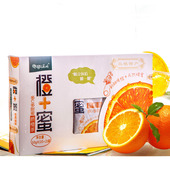 热卖 包邮 12袋蜂蜜脐橙茶橙子茶礼盒装 三峡特产秭归屈姑橙加蜜50g