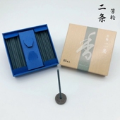 大盒 白檀线香80支 日本原装 京都松荣堂 熏香 芳轮 附香立 二条