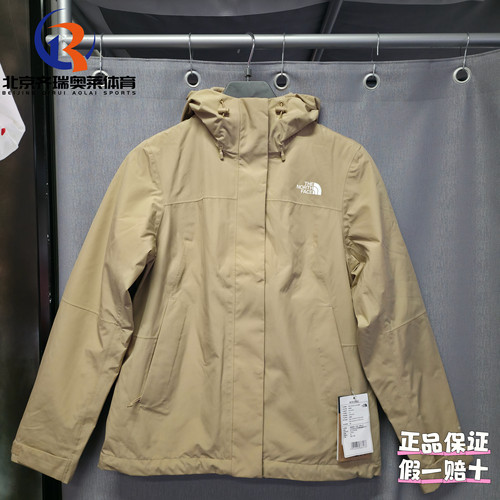 THE NORTH FACE北面三合一抓绒内胆防水防风冲锋衣女款NF0A8CK3