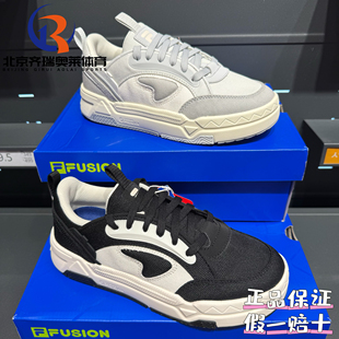 FILA斐乐FUSION潮牌BANK T12W432315 DX舒适百搭帆布板鞋