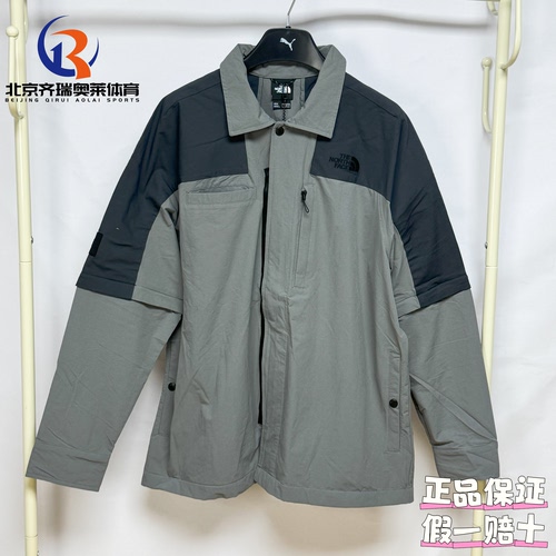 TheNorthFace北面UE系列先锋拼色防水可拆袖翻领户外衬衫NF0A8859