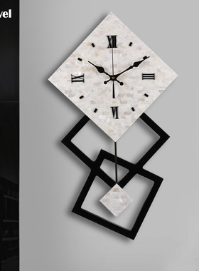 创意潮流钟表挂钟客厅现代简约时尚家用钟饰北欧艺术装饰时钟挂墙