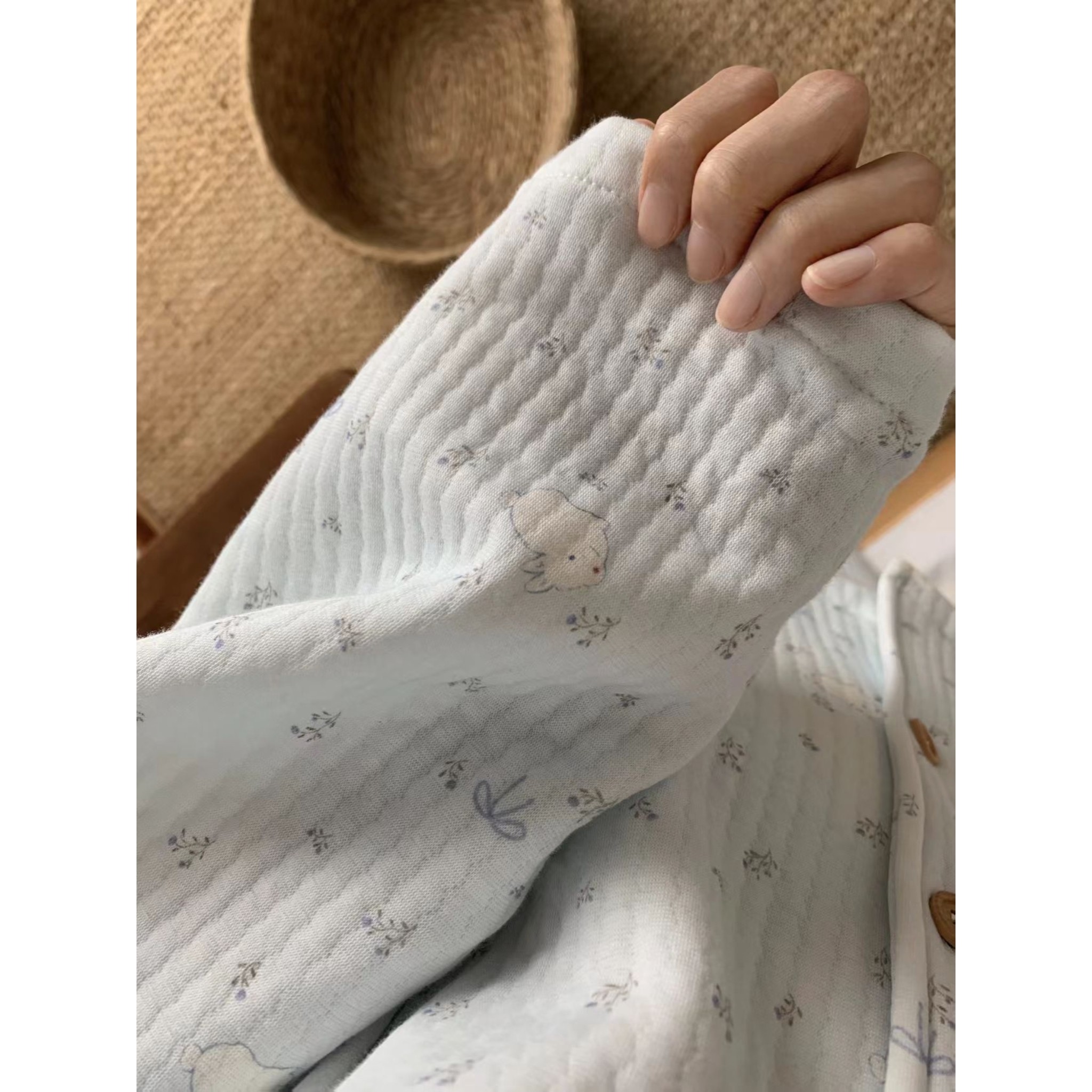 韩系可爱兔子碎花空气棉长袖睡衣女冬季新款田园风保暖家居服套装,女士内衣/男士内衣/家居服,睡衣/家居服套装,淘宝优惠券,粉丝福利购,淘宝优惠卷