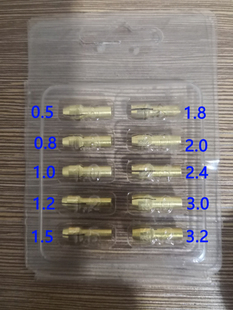 电摩夹心 铜夹头小电磨夹头夹心螺帽雕刻笔夹芯3.0MM电磨机铜夹头