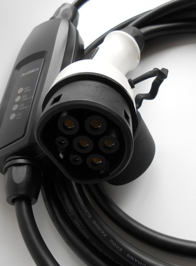 特斯拉便携式家用充电器 国标、英式电源插头 欧标美标充电枪