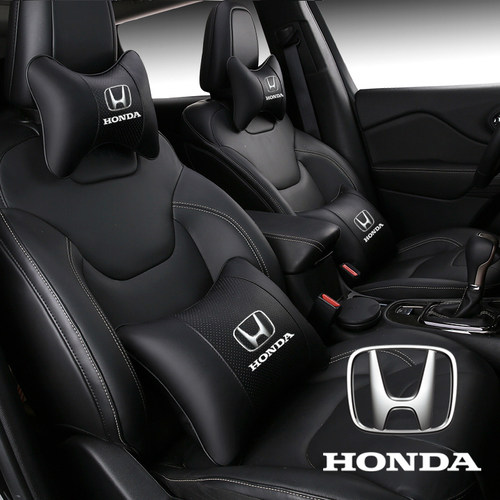 本田思域头枕腰靠专用雅阁xrv凌派皓影缤智crv汽车内饰用品护颈枕