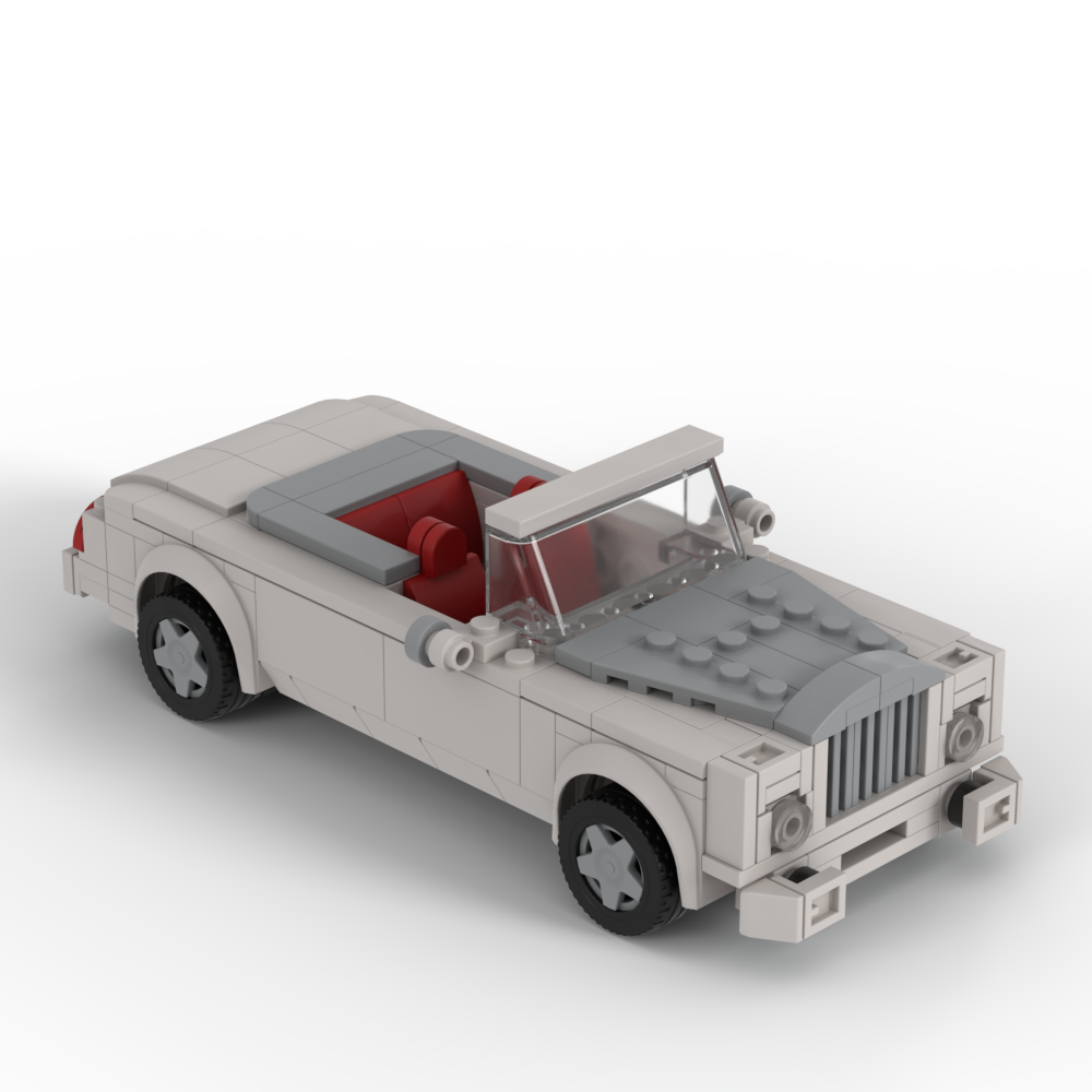 moc积木中国拼插拼装劳斯莱斯曜影敞篷模型speed系列男孩8格车