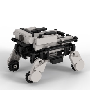 中国moc积木新品2023流浪地球2笨笨机械狗拼装男孩高难度拼插玩具