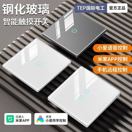 TEP国际电工米家APP智能双控开关