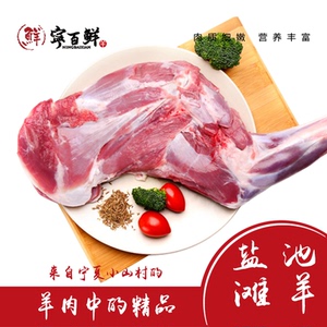 宁百鲜宁夏特产农家盐池滩羊肉新鲜羊前腿5斤烧烤送肉料宁夏枸