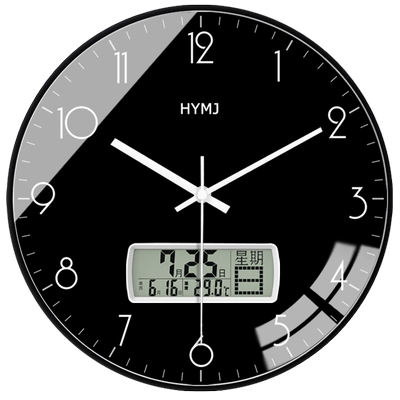 钟表静音挂钟挂表客厅轻奢时尚