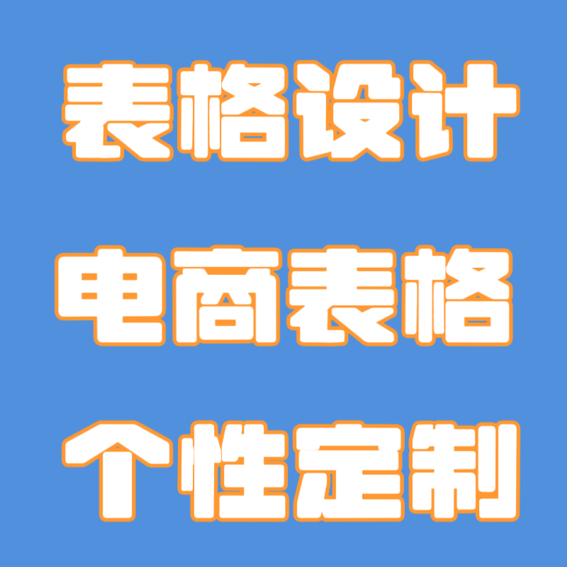 电商投产比表格设计电商roi表格计算定制电商表格模板