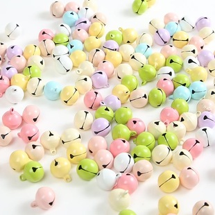 14mm马卡龙烤漆浅色系铃铛挂饰手工饰品宠物项圈小铃铛挂件配件