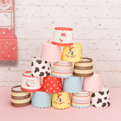 网红蛋糕杯 加厚耐高温烤箱家用马芬杯小号中号 烘焙纸杯