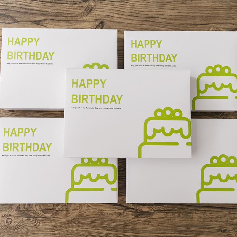 生日蛋糕大号刀叉盒餐具包装盒子纸质一次性装刀叉盘蜡烛盒子包邮