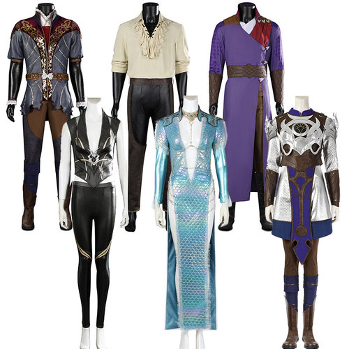 博德之门3cosplay阿斯代伦 影心cos服游戏套装男女万圣节舞台服