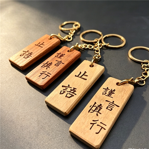 国风刻字挂件学生自律修身随身