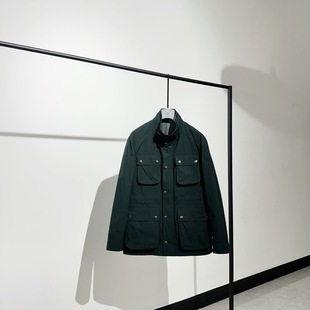 【L*P老钱松弛感】多口带设计 商务通勤休闲立领旅行者夹克外套男