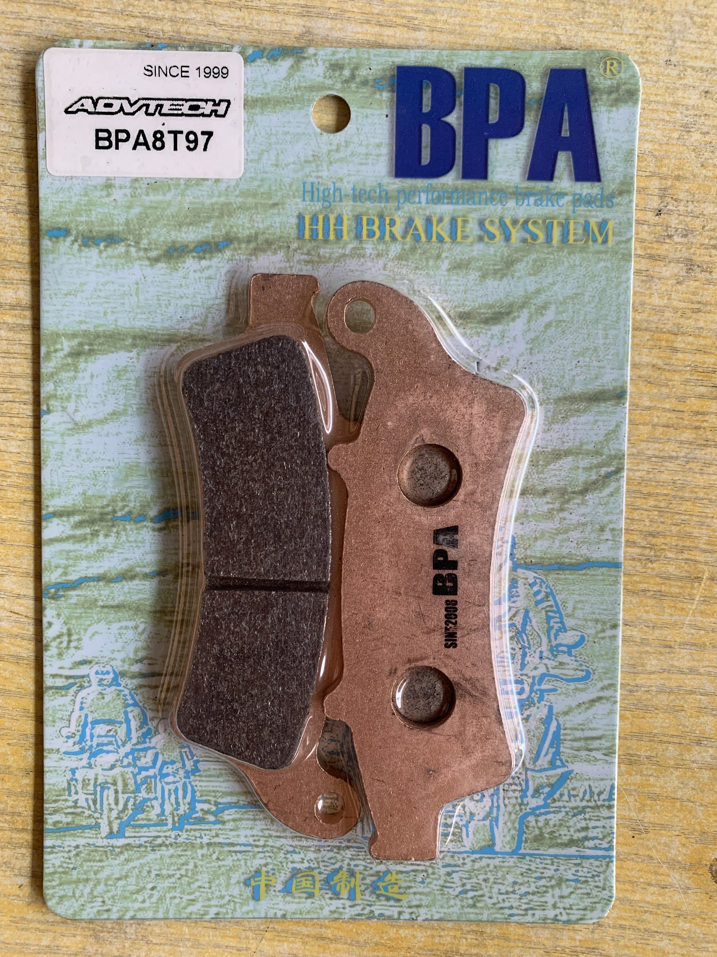 bpa刹车片光阳国产ct250/ct300/赛艇250/300/350 abs 烧结刹车片